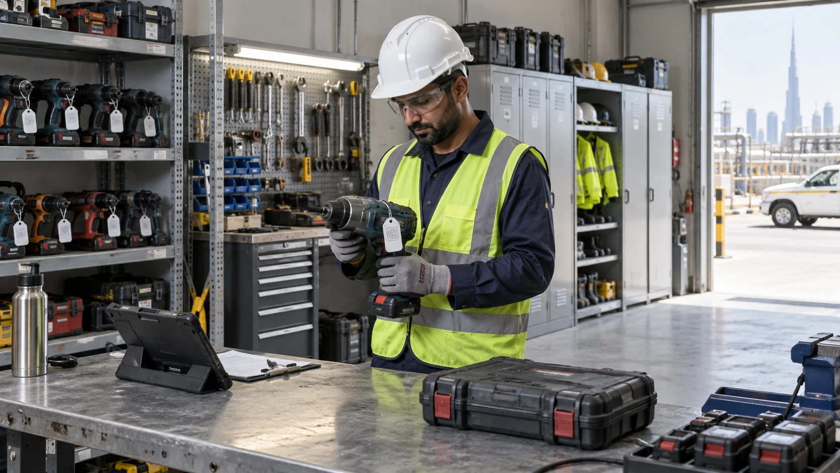 Illustrative image for the RFID tool tracking scenario
