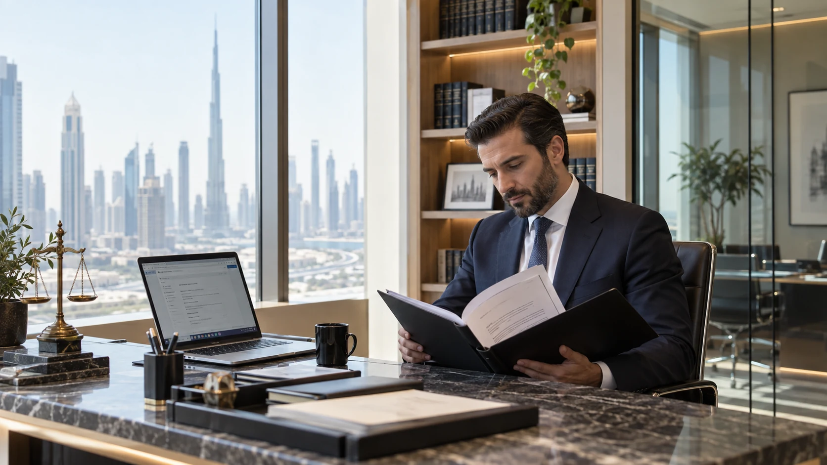 Illustrative image for the private legal AI assistant scenario