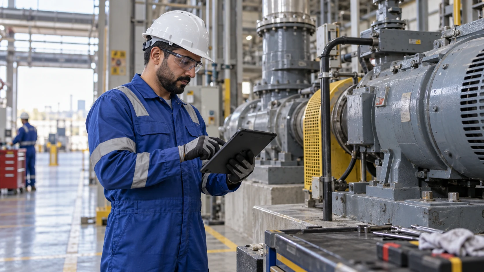 Illustrative image for the SAP-connected mobile maintenance scenario
