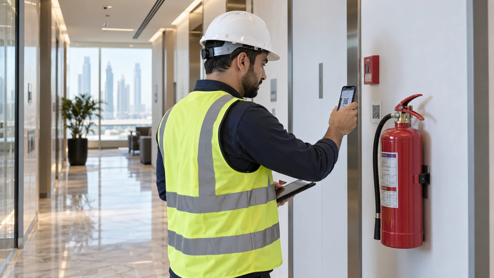 Illustrative image for the mobile inspection and client portal scenario